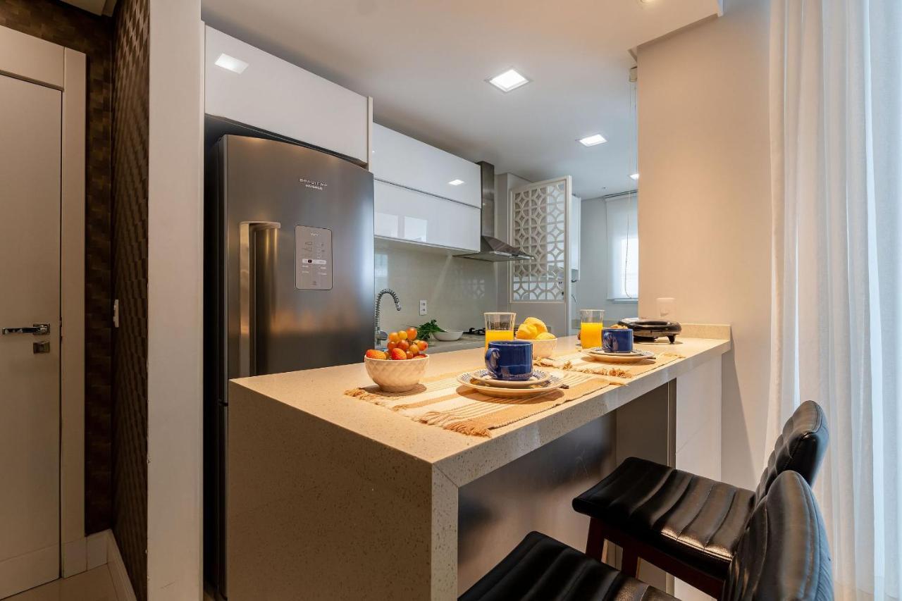 Varandas Do Atlantico - Apartamento Em Condominio Pe Na Areia Бомбиняс Екстериор снимка